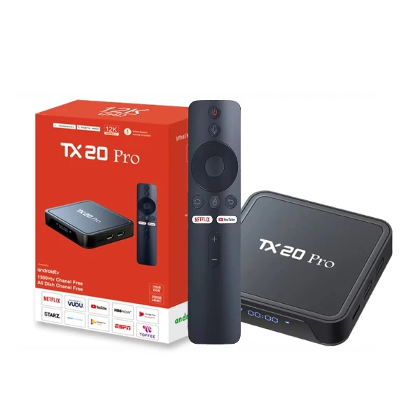 TX20 Pro 12K Resolution Voice Control 16GB RAM 256GB ROM Android TV Box - 3 Months Warranty - Image 2